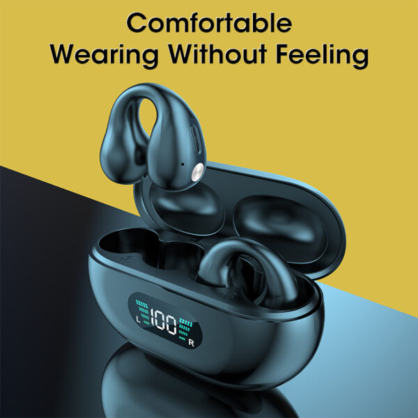 Bone Conduction Headphones TWS Earbuds Ear Clip - Image 3