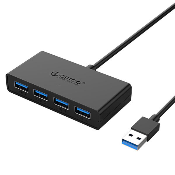 ORICO G11-H4 Laptop USB3.0 Hub HUB Extension Cable With Auxiliary Power Supply Port - Image 4