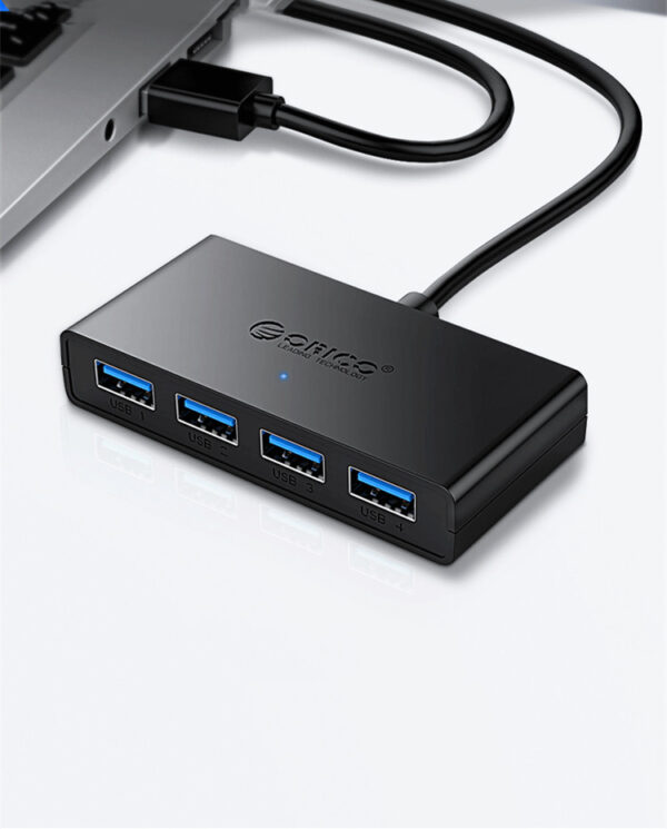 ORICO G11-H4 Laptop USB3.0 Hub HUB Extension Cable With Auxiliary Power Supply Port - Image 2