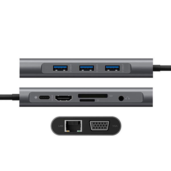 USB Type C to HDMI Ten in one expansion dock usb dock - Image 5