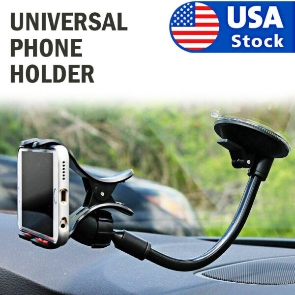 360 Car Rearview Mirror Rotation Adjustable Phone Holder Mount Multifunction - Image 7